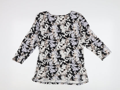 Womens UK Size 14 Soon Multicoloured Basic Blouse