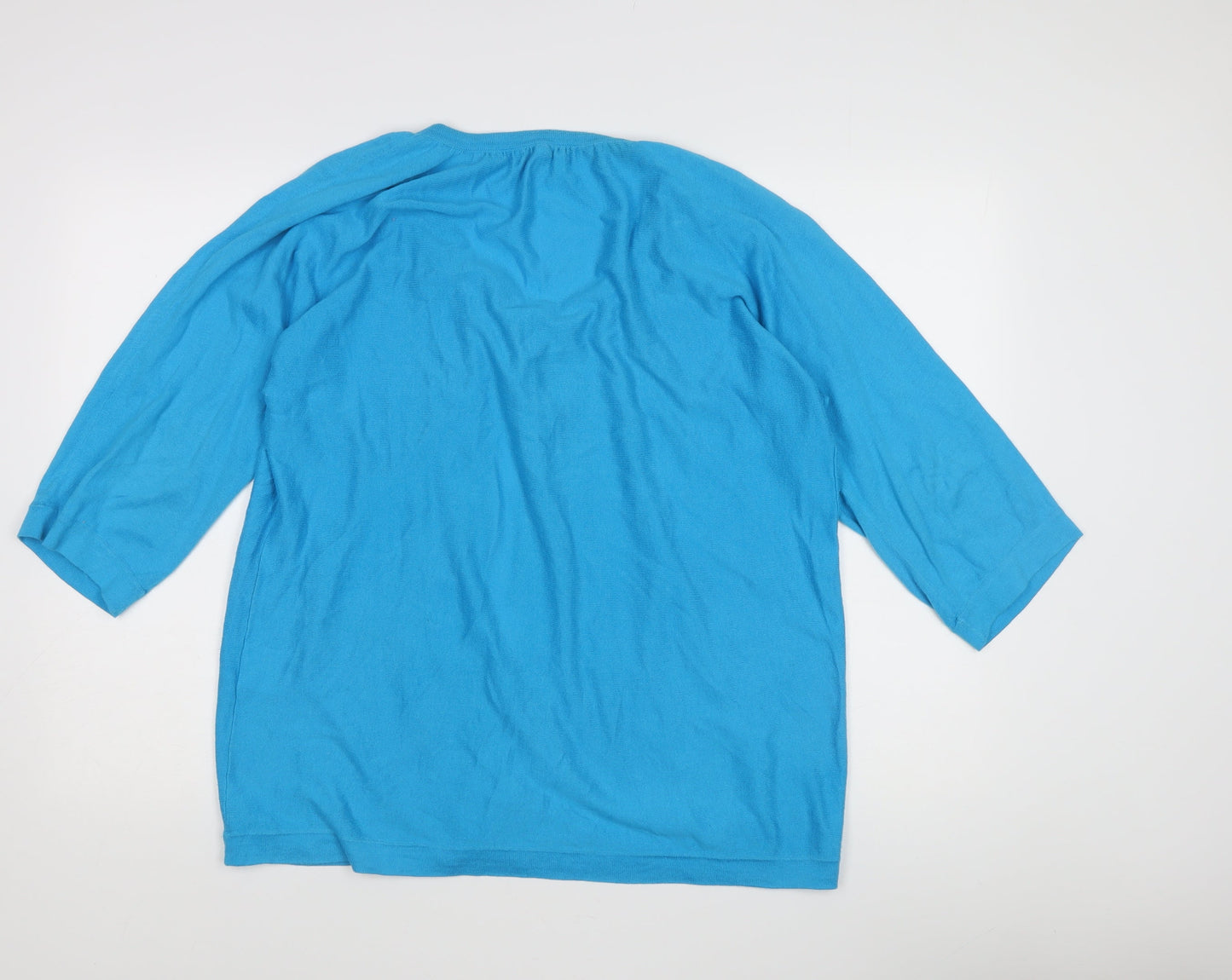 Womens UK Size L Windsmoor Blue Cape Jumper