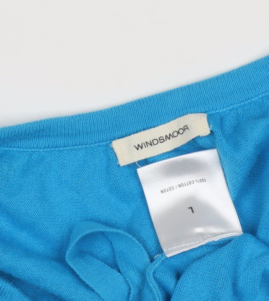 Womens UK Size L Windsmoor Blue Cape Jumper