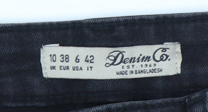 Denim Co Women's Black Ankle Jeans Size 10 Slim