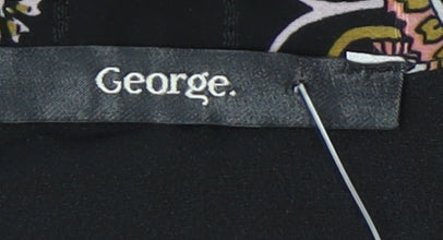 George Womens A-Line Paisley Dress Size 10 Autumn