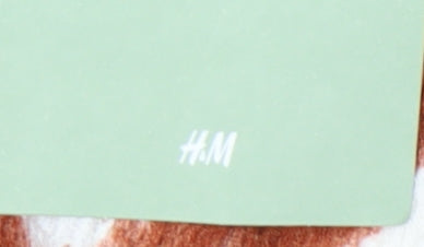 H&M Women's White XS Animal Print Playsuit