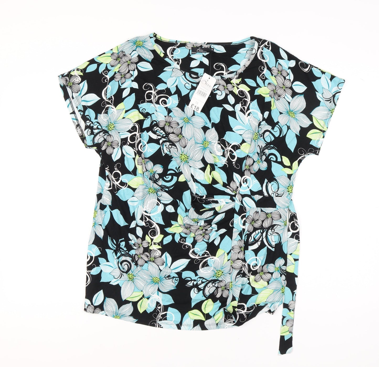 Womens UK Size 18 BM Collection Multicoloured Tunic Blouse