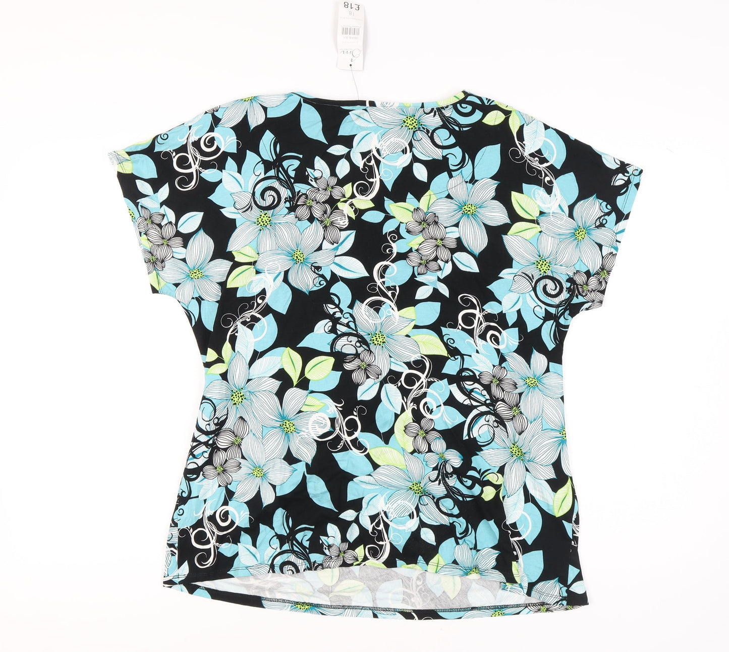 Womens UK Size 18 BM Collection Multicoloured Tunic Blouse