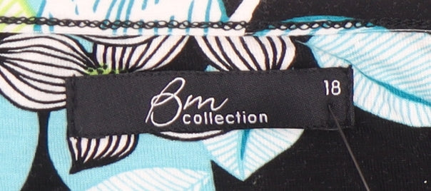 Womens UK Size 18 BM Collection Multicoloured Tunic Blouse