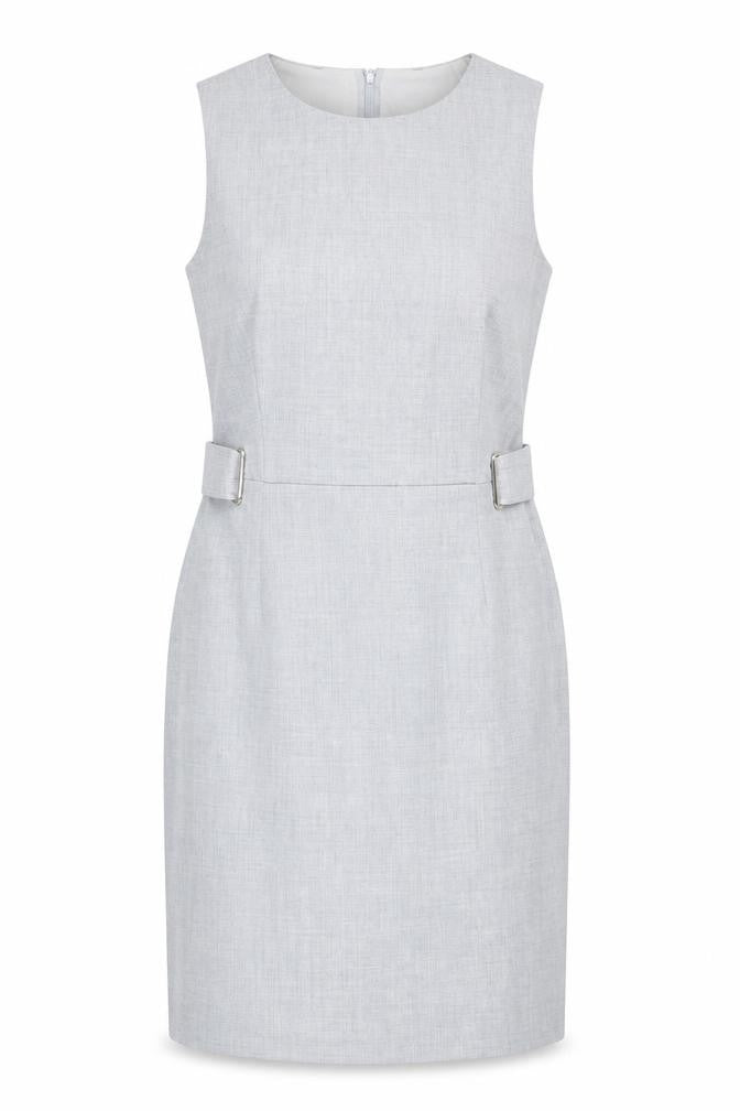 New Look Women's Grey Sleeveless Dress Size 10