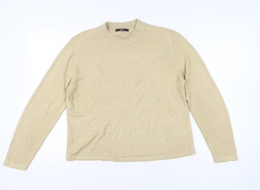 Womens UK Size 16 Marks and Spencer Beige Pullover Jumper