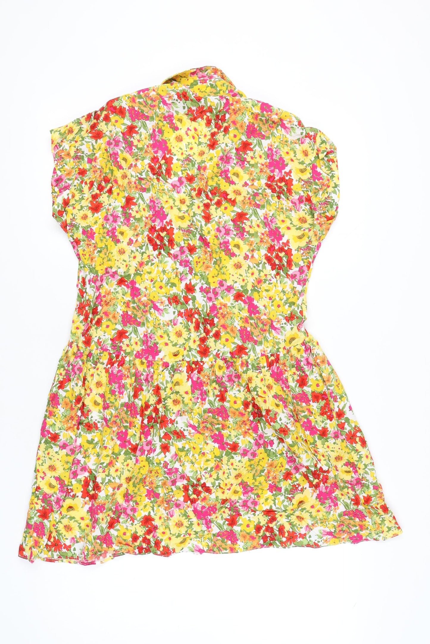 New Look Women's Multicoloured Floral Shirt Dress