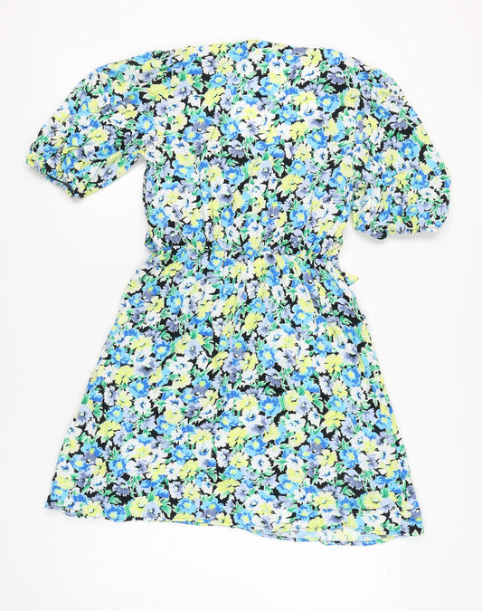 George Women's Floral Wrap Dress Multicoloured Size 8