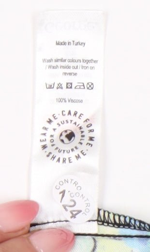 George Women's Floral Wrap Dress Multicoloured Size 8