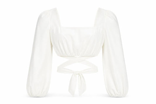 Womens UK Size 14 Missguided White Wrap Blouse