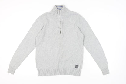 Kensington Dockside Men's Grey Full Zip Jumper, S