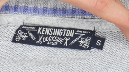 Kensington Dockside Men's Grey Full Zip Jumper, S