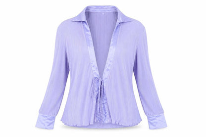 Womens UK Size 16 Boohoo Purple Basic Blouse