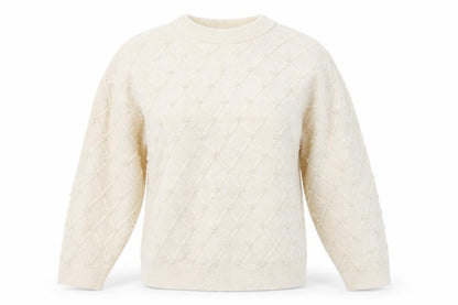 Womens UK Size M Marks and Spencer Ivory Pullover Jumper