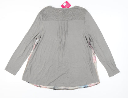 Womens UK Size 14 Together Multicoloured Tunic Blouse