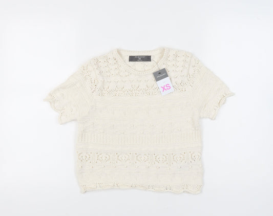 Primark Women's Ivory XS Pullover Jumper
