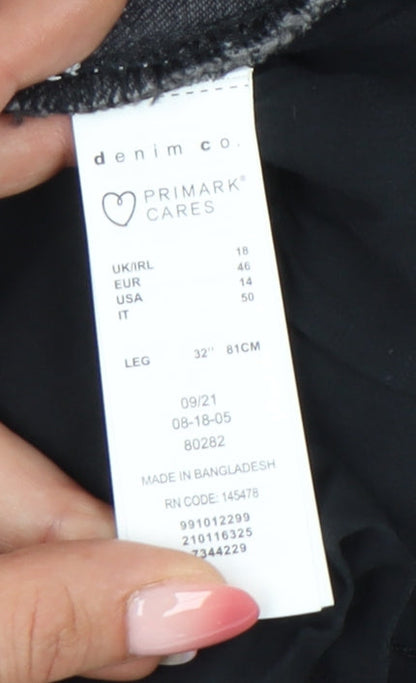Primark Women's Black Skinny Jeans Size 18