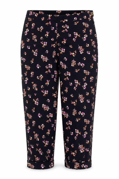 Womens UK Size 20 Marks and Spencer Regular Fit Capri Black Trousers