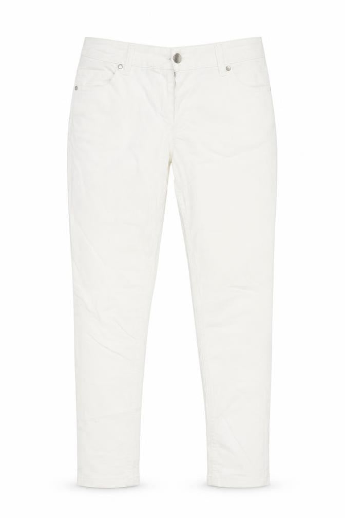Womens UK Size 12 Slim TU  Skinny White Jeans