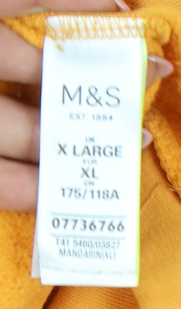 Marks & Spencer Women's Orange XL Pullover Sweatshirt