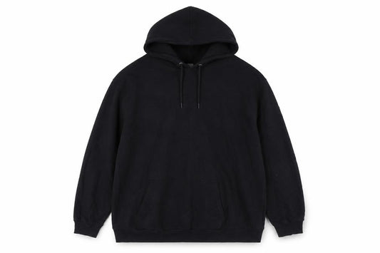 Front view of ASOS Black Women’s Pullover Hoodie, size UK 16