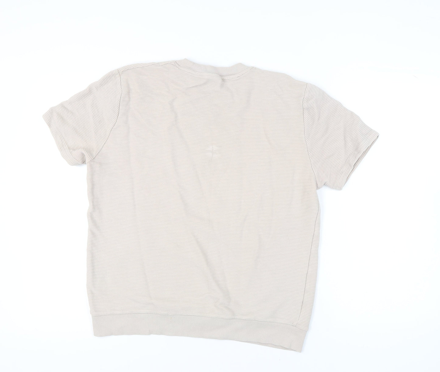 Mens UK Size L ASOS Beige  T-Shirt
