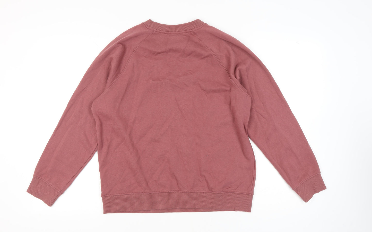 H&M Womens Pink Pullover Sweatshirt - Size S, Crew Neck