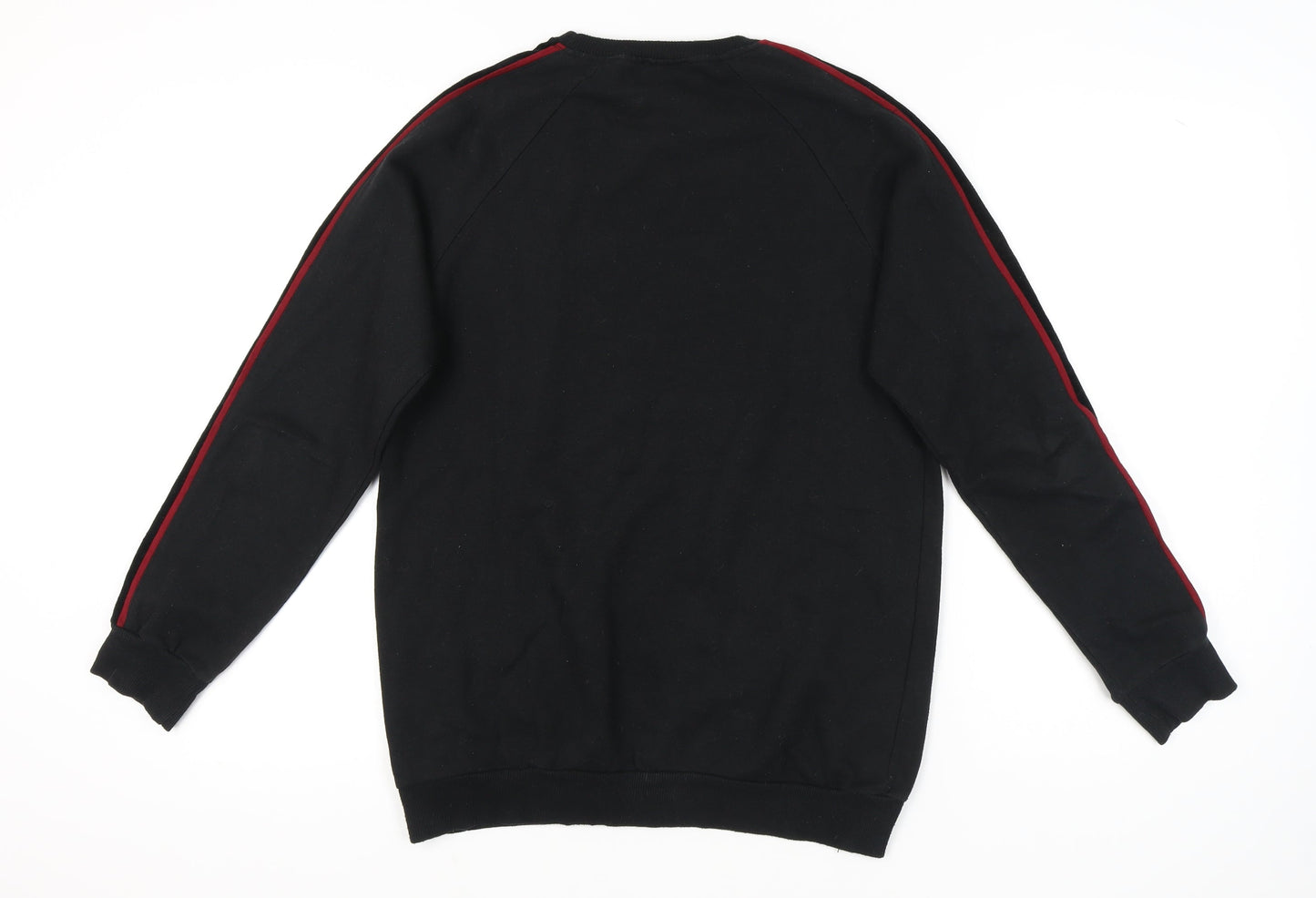 Mens UK Size S BoohooMAN Black Pullover Sweatshirt