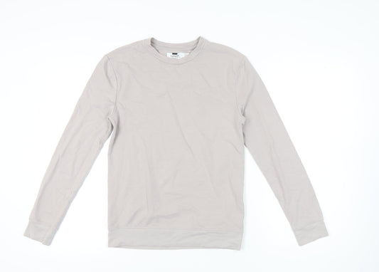 Topman Beige Men's Pullover Sweatshirt - Small