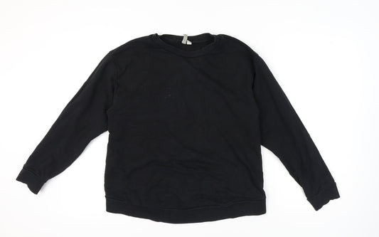 Womens UK Size 12 ASOS Black Pullover Sweatshirt