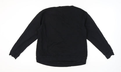 Womens UK Size 12 ASOS Black Pullover Sweatshirt