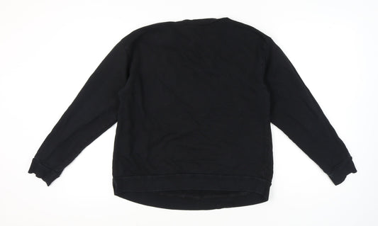 Womens UK Size 12 ASOS Black Pullover Sweatshirt