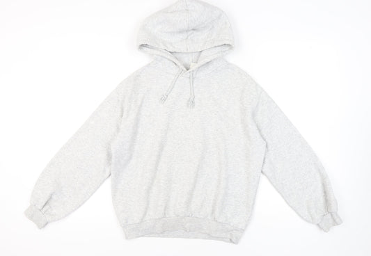 H&M Women's Grey Pullover Hoodie XS