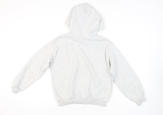 H&M Women's Grey Pullover Hoodie XS