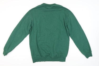 Mens UK Size S H&M Green Pullover Sweatshirt