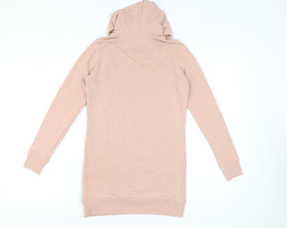 New Look Women's Pink Pullover Hoodie, Size 8