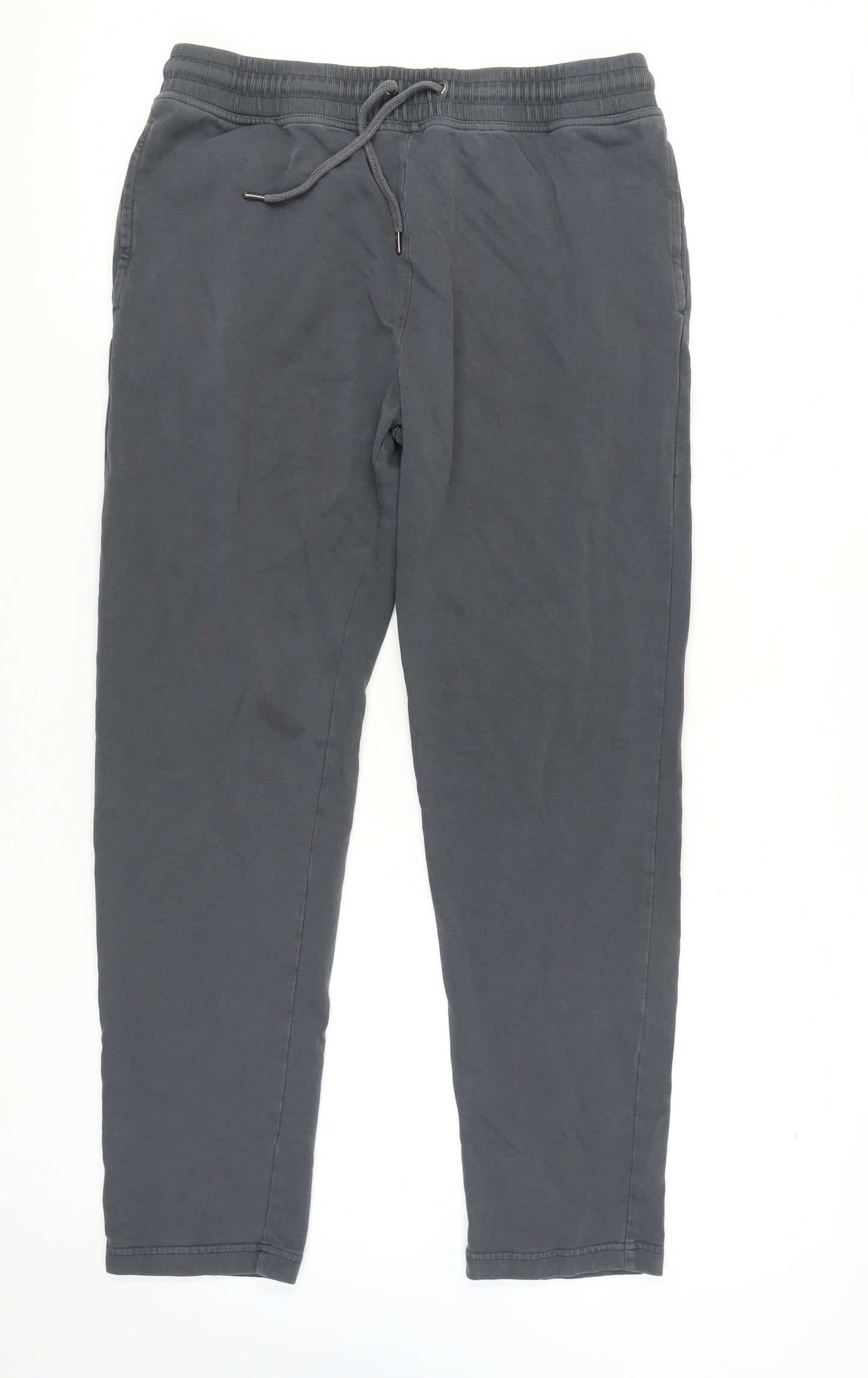 Marks and Spencer Men's Grey Jogger Trousers - Size L