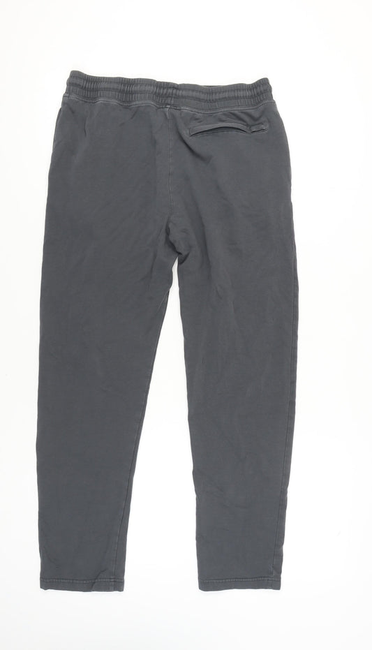 Marks and Spencer Men's Grey Jogger Trousers - Size L