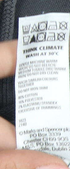 Marks and Spencer Men's Grey Jogger Trousers - Size L