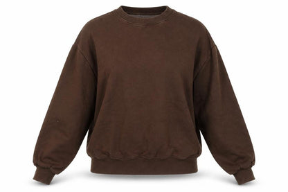 Womens UK Size XS Pull&Bear Brown Pullover Sweatshirt