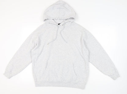 New Look Grey Unisex Pullover Hoodie M, Casual Comfort
