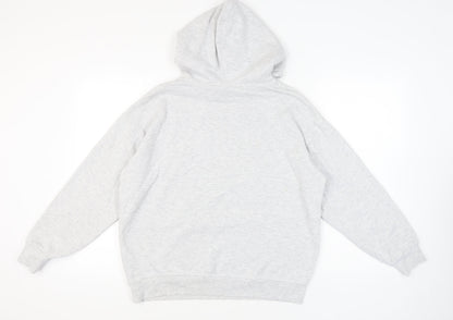 New Look Grey Unisex Pullover Hoodie M, Casual Comfort