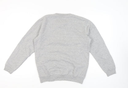 Mens UK Size XS boohooMAN Grey Pullover Sweatshirt