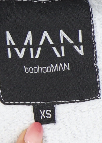 Mens UK Size XS boohooMAN Grey Pullover Sweatshirt