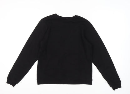 Womens UK Size 8 ASOS Black Pullover Sweatshirt