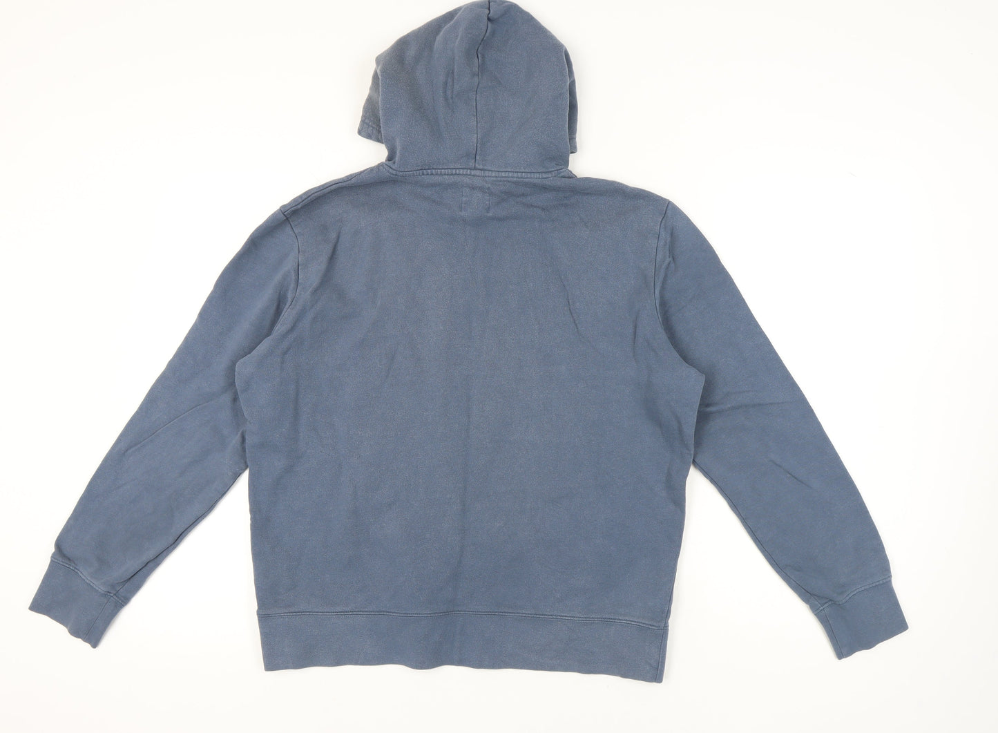 Mens UK Size L Marks and Spencer Blue Pullover Hoodie