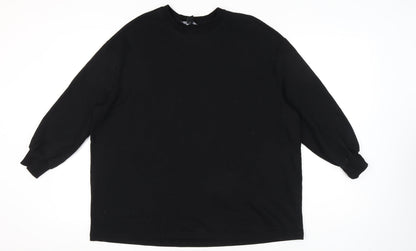 New Look Women’s Black Pullover Sweatshirt, Size S