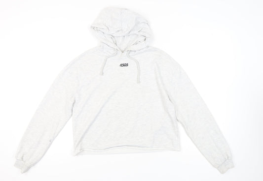 Womens UK Size 8 ASOS 4505 Grey Pullover Hoodie