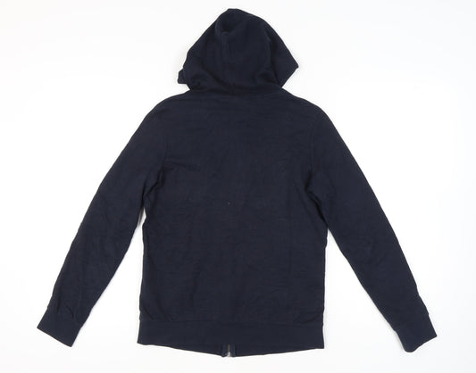 Womens UK Size 8 NEXT Blue Full Zip Hoodie